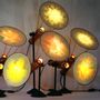 Lampes de table - LAMPS "FLOWER POWER" - LUMPO OBJETS LUMINEUX