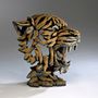 Ceramic - Tiger Bust - Edge Sculpture - EDGE SCULPTURE