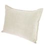 Fabric cushions - Big Cushion in Washed Linen with Double Linen 50x75 cm - EN FIL D'INDIENNE...