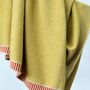 Homewear - Color Trim Throw - NANS CASHMERE