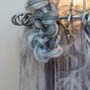Design objects - Pendant lampAIR GREY - MICKI CHOMICKI HAIR BRUT