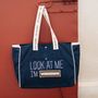 Bags and totes - Navy, aqua or off white contrasted Moodbag  - MOODERS BY POMKIN