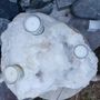 Objets de décoration - Geode cristal de quartz, bougeoir - ELI TANNA LADY SCULPTOR