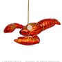Christmas garlands and baubles - ORNAMENT GLASS RED LOBSTER 14 CM - VONDELS AMSTERDAM