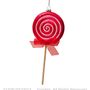 Christmas garlands and baubles - ORNAMENT GLASS RED LOLLY DIA 10 CM - VONDELS AMSTERDAM