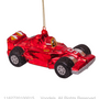 Christmas garlands and baubles - ORNAMENT GLASS RED RACING CAR 10CM - VONDELS AMSTERDAM