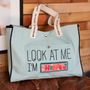 Bags and totes - Navy, aqua or off white contrasted Moodbag  - MOODERS BY POMKIN