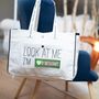Bags and totes - Navy, aqua or off white contrasted Moodbag  - MOODERS BY POMKIN