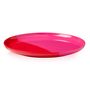 Assiettes au quotidien - ½ & ½ Melamine Fuchsia / Red Side Plate - Set of 4 - THOMAS FUCHS CREATIVE