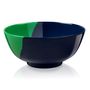 Everyday plates - ½ & ½ Green / Navy Bowl - Set of 4 - THOMAS FUCHS CREATIVE