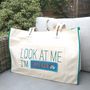 Bags and totes - Navy, aqua or off white contrasted Moodbag  - MOODERS BY POMKIN