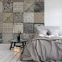 Wallpaper - Panoramic wall murals Tin Tiles - KOZIEL