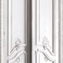 Wallpaper - Pastel Double Door With Simple Haussmann Panelling - KOZIEL