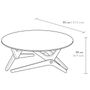 Objets design - Table relevable - EPURE - Blanc nuage - BOULON BLANC