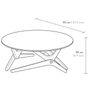 Objets design - Table relevable - AUTHENTIQUE - Chêne naturel - BOULON BLANC