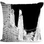 Fabric cushions - Pillow COMPLEX CITY BY NIGHT by PAPAMESK - ARTPILO