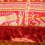 Decorative objects - Cushion cover bi-material velvet and printed silk - LA CABANE DE STELLA