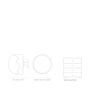 Artistic hardware - TIFFANY MARBLE CM3004 - PULLCAST