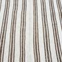 Quincaillerie d'art - Vertical Brown Stripe White Rug  - AKM WOVEN KILIM