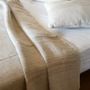 Coussins textile - Hand Painted Linen  Pillow - GOVOU FABRICS