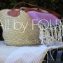 Autres linges de bain - FOUTA Format Standard - 1/2m - Tissage Nid d'Abeille - Modèle LILI - ALL BY FOUTA