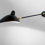 Wall lamps - ONE ARM WITH TWO SWIVEL WALL LAMP - EDITIONS SERGE MOUILLE