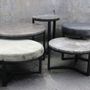 Coffee tables - SPLENDIDUS TABLE + POUF SET - WR INSPIRED