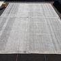 Curtains and window coverings - "Oversized Gray Kilim Rug" - AKM WOVEN KILIM