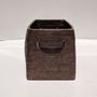 Trays - Brown Rattan Collection with leather handles - BAOLGI