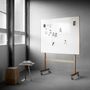 Other office supplies - Wood mobile whiteboard - LINTEX
