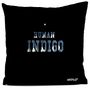 Fabric cushions - Pillow DZIVAGURU BLACK by Human Indigo - ARTPILO