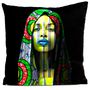 Fabric cushions - Pillow DZIVAGURU BLACK by Human Indigo - ARTPILO