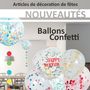 Objets de décoration - Ballons Confetti - COTILLONS D'ALSACE