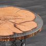Tables basses - Table basse en résine et bois - TIMBART