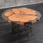 Coffee tables - Coffee table, resin & wood - TIMBART