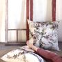 Fabric cushions - Floor cushion " Fougères à plumes " - BIANKA LEONE
