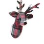 Other wall decoration - Plaid Stag Trophy Head - DORA DESIGNS