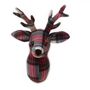 Other wall decoration - Plaid Stag Trophy Head - DORA DESIGNS