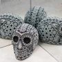 Unique pieces - Calavera huichola : mexican skull - P.I. PROJECT