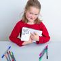 Stationery - colour and learn butterfly pencil case - EATSLEEPDOODLE