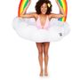 Outdoor pools - Giant Strawberry Donut Pool Float  - BIGMOUTH INTERNATIONAL