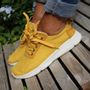 Chaussures - BASKETS jaune safran en toile coton - ESPIGAS