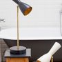 Desk lamps - WORMHOLE 04 TABLE LAMP BLACK - BRONZETTO