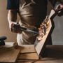 Kitchen utensils - OAK wood cutting and serving board DARK STAR - WOODEEZ