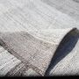 Homewear - Large Gray White Rug "KIRÇIL" - AKM WOVEN KILIM