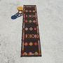 Meubles de cuisines  - Natural Goat Wool Dark Brown Rug Runners - AKM WOVEN KILIM