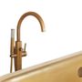 Bathroom equipment - Pulse Mounting Floor Mixer With Hand Shower Tap - COVET HOUSE