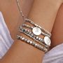 Jewelry - Silver bracelet with Om pendant - STYLE HEAVEN