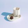 Ceramic - Digitally Generated Porcelain Cup - R L FOOTE DESIGN STUDIO