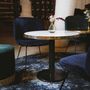 Dining Tables - Bistro table in marbled ceramic - Haussmann line  •  ARDAMEZ - ARDAMEZ